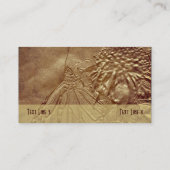 セピア蝶自然名刺 名刺 (裏面)