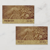 セピア蝶自然名刺 名刺 (正面/裏面)