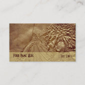 セピア蝶自然名刺 名刺 (正面)