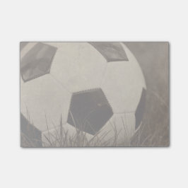 セピア調のサッカーボール ポストイット