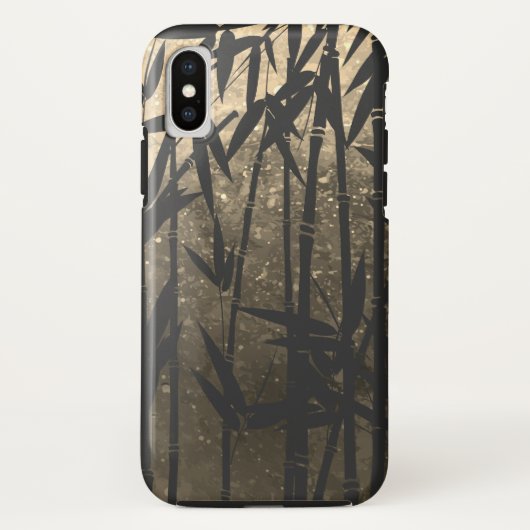 セピア調の竹大理石 Case-Mate iPhoneケース (裏面)