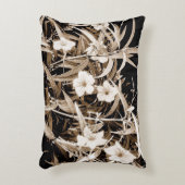 セピア調メキシカンペチュニア アクセントクッション (正面(垂直))