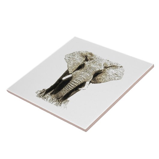 セピア象 タイル (側面)