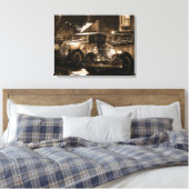 セピア転がロイス キャンバスプリント (インサイチュ (寝室))