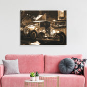 セピア転がロイス キャンバスプリント (インサイチュ (リビング))