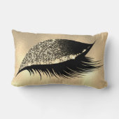 セピア金ゴールドグリッタースリープメイクアップアイズラッシュライト ランバークッション (裏面)