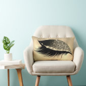 セピア金ゴールドグリッタースリープメイクアップ目ラッシュ ランバークッション (椅子)