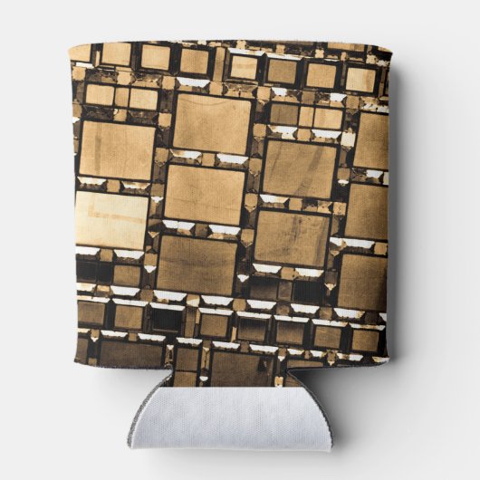 セピア鏡モザイク 缶クーラー (裏面)