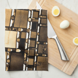 セピア鏡 キッチンタオル