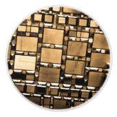 セピア鏡 セラミックノブ (正面)