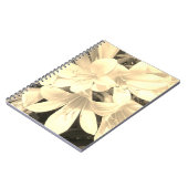 セピア開花ノート ノートブック (左側)