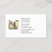 セピア陶器店ビジネスカード 名刺 (裏面)