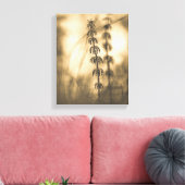 セピア馬尾植物 キャンバスプリント (インサイチュ (リビング))