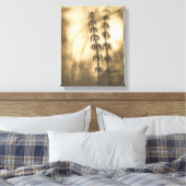 セピア馬尾植物 キャンバスプリント (インサイチュ (寝室))