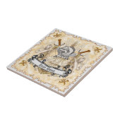 セピア騎士シールド姓 タイル (側面)