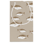 セピア魚 スモールペーパーバッグ (裏面)