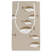 セピア魚 スモールペーパーバッグ (正面)