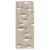 セピア魚 ワインギフトバッグ (裏面)