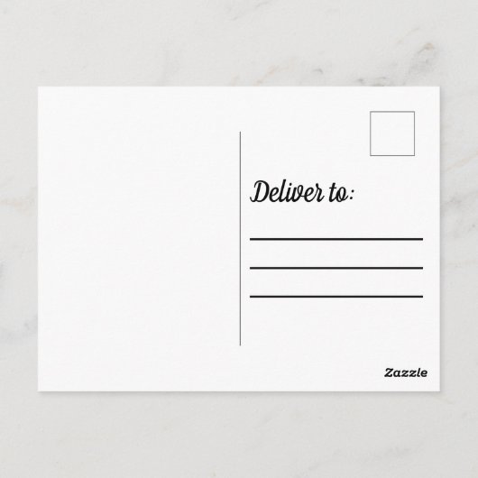 セピア黒白の馬と子供 ポストカード (裏面)