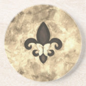 セピア・バターフルール |タンバタフライ(紋章の)フラ・ダ・リ コースター (正面)