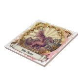 セピア 城のドラゴン タイル (側面)