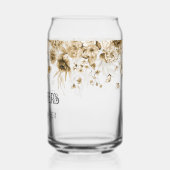 セピアBohoシャワー、フローラドロップ特別なママto-Be ガラス缶 (左)