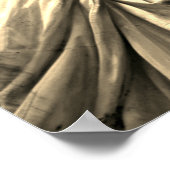 セピアCloseup of Liberty New York ポスター (角)