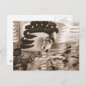 セピメリーアゴーラウンド馬 ポストカード (正面/裏面)