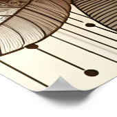 セピモダンアの蓮の花 ポスター (角)