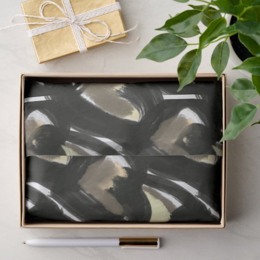 セピモダンア図解入りの、写真付きのはっきりしたハートパターン 薄葉紙 (ギフト)