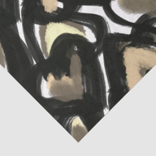 セピモダンア図解入りの、写真付きのはっきりしたハートパターン 薄葉紙 (詳細)