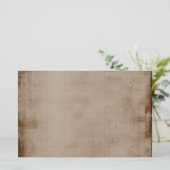 セピ動揺してアTAUPEスクラップブックジャーナル男らし 便箋 (スタンド正面)