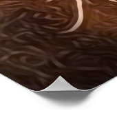 セピ絵を描アバラ ポスター (角)