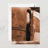 セピ違うアの古いトラックの景色 ポストカード (正面/裏面)