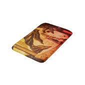 セピ静かアヴィンテージの回転木馬馬の煮込み バスマット (アングル)