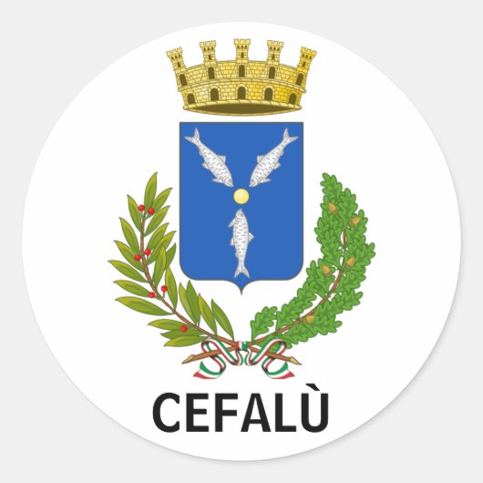 セファルコートの腕 – シチリア ラウンドシール (正面)