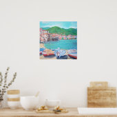 セファル、シチリアプリント ポスター (キッチン)