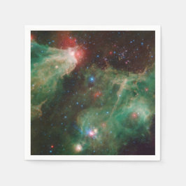 セフェウスBおよびCグリーンネブラ スタンダードカクテルナプキン