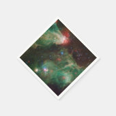 セフェウスBおよびCグリーンネブラ スタンダードカクテルナプキン (角)