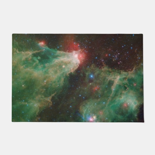 セフェウスBおよびCグリーンネブラ ドアマット (正面)