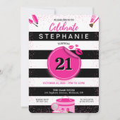 セフォラテーマ誕生日招待状 招待状 (正面)