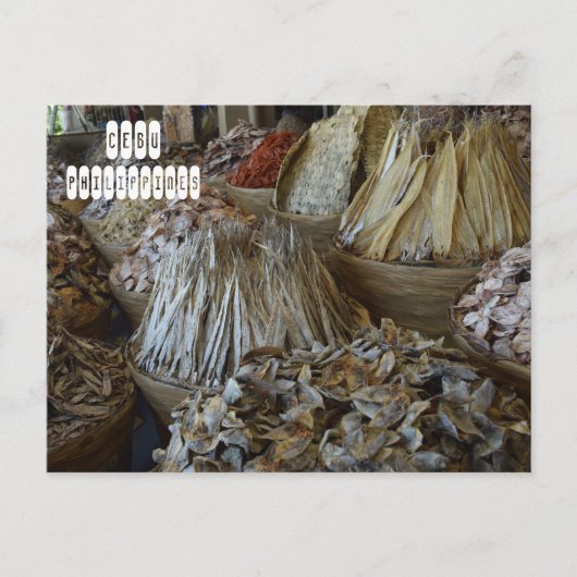 セブの干物 ポストカード (正面)