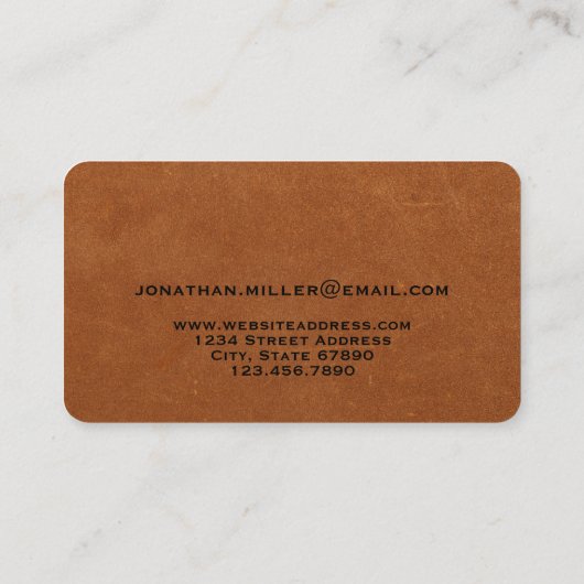 セブシンプルルレザー金ゴールドモノグラム 名刺 (裏面)