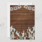 セブスカンがメキシコのカウボーイ誕生日を指名手配 招待状 (裏面)