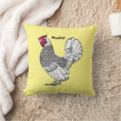 セブライトチキンカートゥーンイラストレーション クッション (ブランケット)