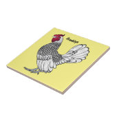 セブライトチキンカートゥーンイラストレーション タイル (側面)