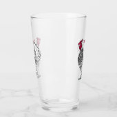 セブライトチキンカートゥーンイラストレーション タンブラーグラス (左)