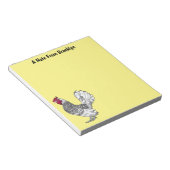 セブライトチキンカートゥーンイラストレーション ノートパッド (アングル)