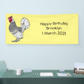 セブライトチキンカートゥーンイラストレーション 横断幕 (トレードショー)