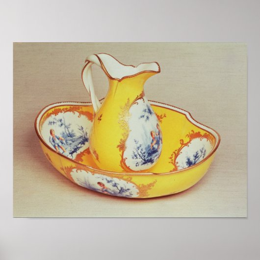 セブレブロックルーセルの水と洗面器 ポスター (正面)